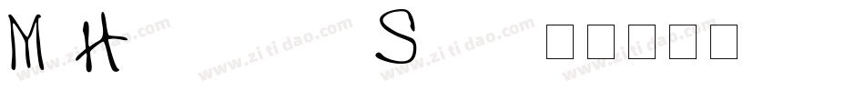 My-Handwriting-Sucks字体转换