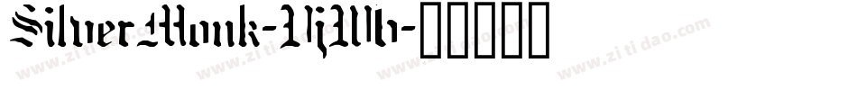 SilverMonk-VjW6字体转换
