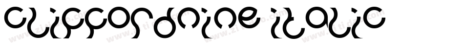CliffordNine-Italic字体转换
