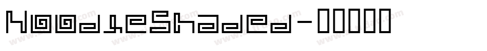 NoodleShaded字体转换