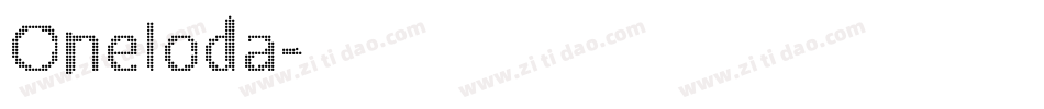 OneIoda字体转换