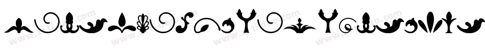 Cornucopia-of-Ornaments字体转换