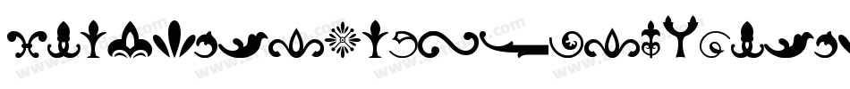 GreymantleMVBStd-Ornaments字体转换
