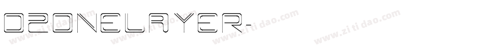 OZONELAYER字体转换