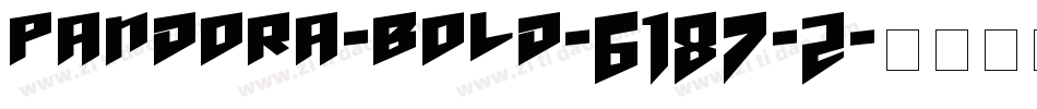 pandora-bold-6187-2字体转换