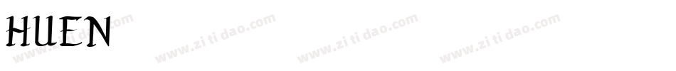 HUEN字体转换