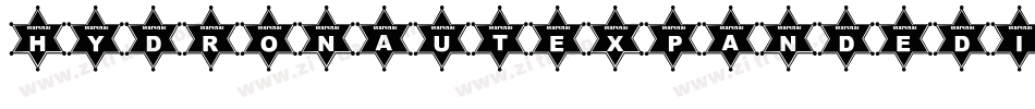 HydronautExpandedItalic-DOOrR字体转换