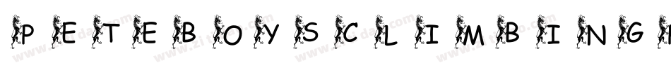 PeteBoysClimbingPlant-Wq4A字体转换