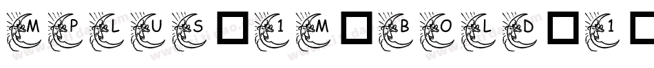 mplus-1m-bold-1字体转换