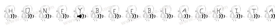 HoneybeeBlackItalic-LvJ4字体转换