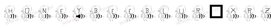 HoneybeeBlur-XRZK字体转换