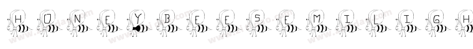 HoneybeeSemilight-xJxR字体转换