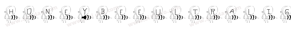 HoneybeeUltralightItalic-VnVV字体转换