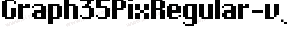Graph35PixRegular-vj1A字体转换