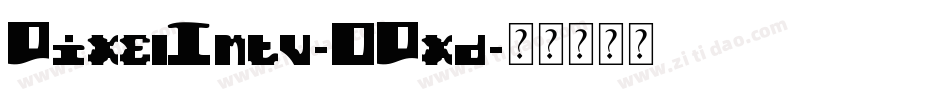 PixelIntv-OPxd字体转换
