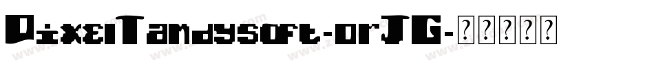 PixelTandysoft-0rJG字体转换