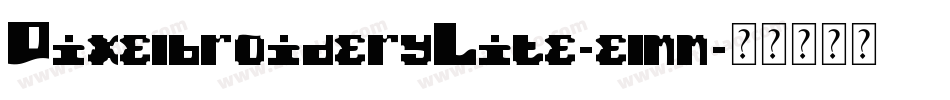 PixelbroideryLite-elnn字体转换