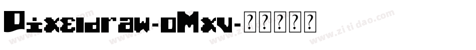 Pixeldraw-0Mxv字体转换