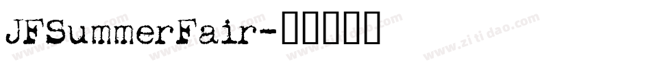 JFSummerFair字体转换