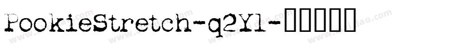 PookieStretch-q2Y1字体转换