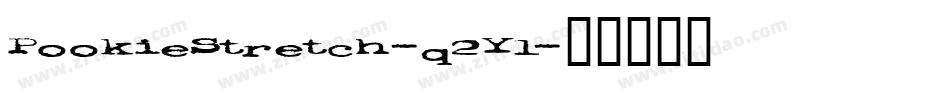 PookieStretch-q2Y1字体转换