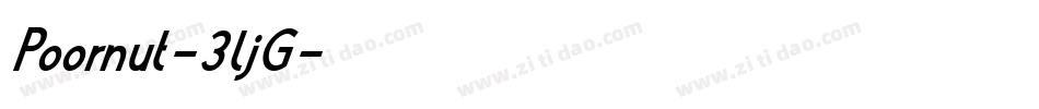 Poornut-3ljG字体转换