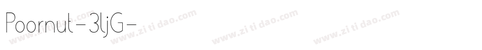 Poornut-3ljG字体转换