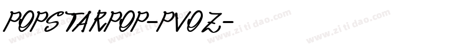 Popstarpop-PVoZ字体转换