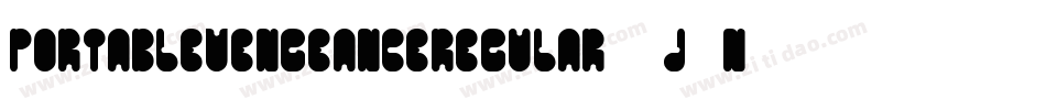 PortableVengeanceRegular-9J5n字体转换