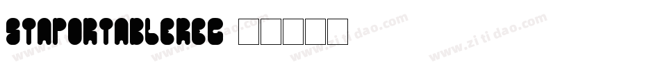 STAPortableReg字体转换
