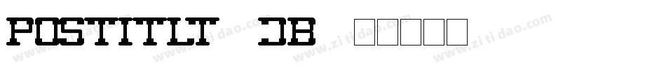 PostItLt-1jB4字体转换