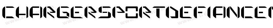 ChargerSportDefianceNarrowOblique-Vmdz字体转换