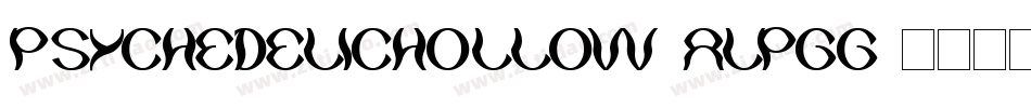 PsychedelicHollow-ALPGg字体转换