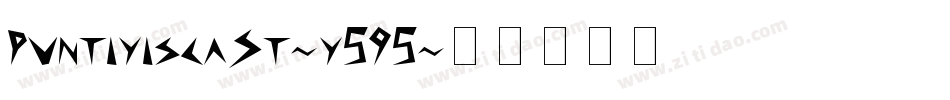 PuntiyiscaSt-y595字体转换
