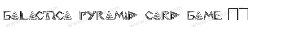 Galactica-Pyramid-Card-Game字体转换