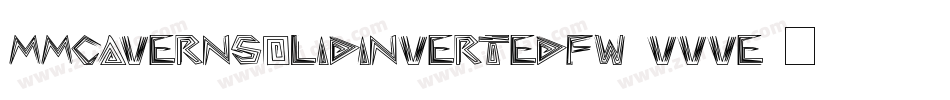 MmCavernSolidInvertedFw-VVVe字体转换 MmCavernSolidInvertedFw-VVVe字体转换