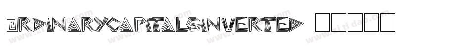 OrdinaryCapitalsInverted字体转换