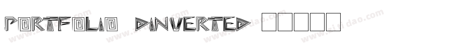Portfolio3DInverted字体转换