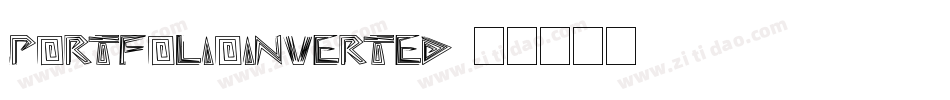 PortfolioInverted字体转换