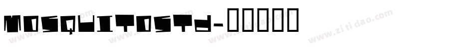 MosquitoStd字体转换