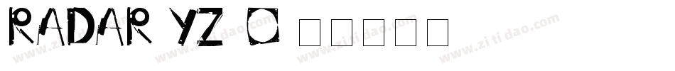 Radar-Yz7O字体转换