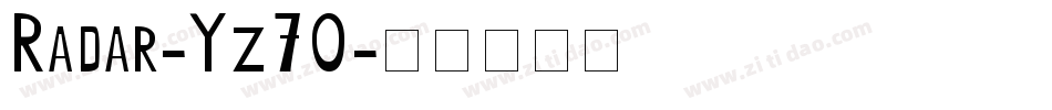 Radar-Yz7O字体转换