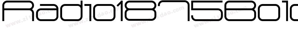 Radio1875Bold-z7Gw字体转换 Radio1875Bold-z7Gw字体转换