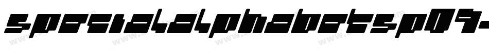 SpecialAlphabetsP09字体转换