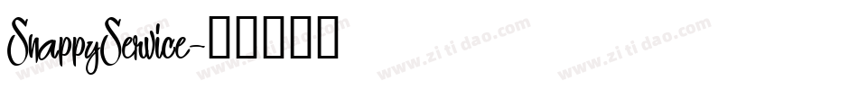 SnappyService字体转换