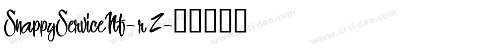 SnappyServiceNf-8r5Z字体转换
