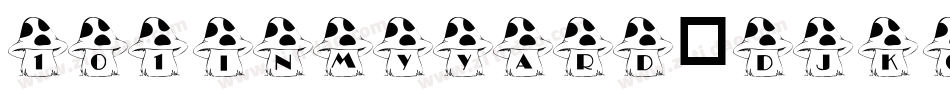 101InMyYard-DJK0字体转换