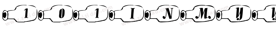 101InMyYard-DJK0字体转换