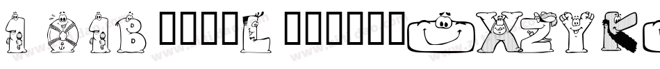101BlockLetterz-XZYK字体转换