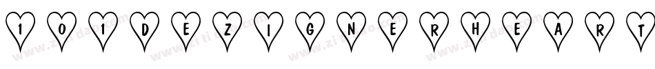 101DezignerHeartz-GlpP字体转换